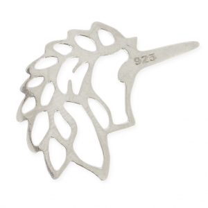 Distanziatore Unicorno 26 x 17.5mm in Argento 925 x1