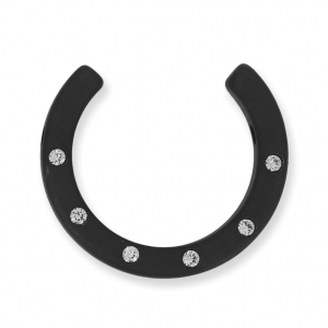 Polaris Ferro di cavallo - mezzaluna strass 30mm Jet x1