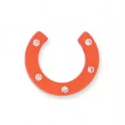 Polaris Ferro di cavallo - mezzaluna strass 22mm Hyacinth x1