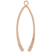 Fermaciondolo 38 mm Argento 925 oro rosa x1