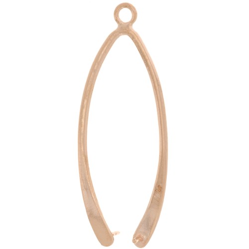 Fermaciondolo 38 mm Argento 925 oro rosa x1