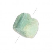Perla grezza irregolare da 25 - 35 mm in pietra semipreziosa - Fluorite verde x1