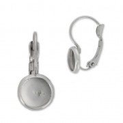 Monachelle per cabochon mm. 8 in acciaio inox x2|raw }}