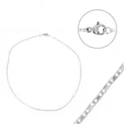 Girocollo maglia grumetta 1.4mm Acciaio inox x 45 cm