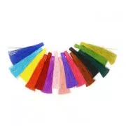 Pompon grande senza attacco 120 mm per decorazione o bijoux Turchese