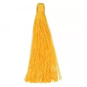 Pompon grande senza attacco 120 mm per decorazione o bijoux Giallo