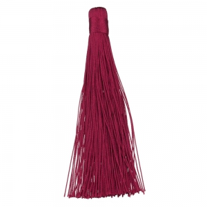 Nappina grande senza attacco 120 mm per decorazione o bijoux Bordeaux