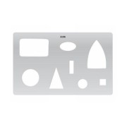 Modello rigido per pasta polimerica 200x125 mm Disegni geomatrici