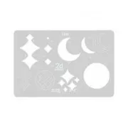 Modello rigido per pasta polimerica 152x100 mm Lune