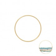 Base di montaggio e tessitura rotonda 30x1mm dorato