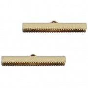 Chiudicordoncino da stringere mm. 40 bronzo x2|raw }}