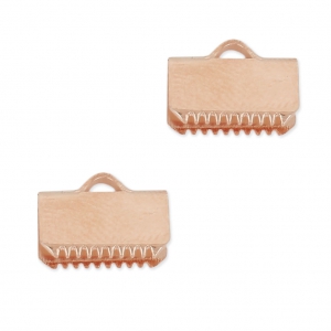 Chiudicordoncino a stringere mm.10 dorato rose x2