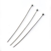 Spillo con testa tonda Argento 925 mm. 40 x10|raw }}