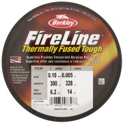 Filo Fireline - 0.10 mm (14LB) Smoke Grey x300 m|raw }}