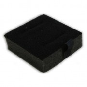 Spugnetta per valigia di trasporto bijoux 6x6.5x2 cm Nero|raw }}