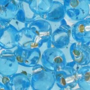 Mini-gocce Miyuki mm. 3.4 DP018 - Aquamarine Silver Lined x8g|raw }}