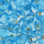 Mini-gocce Miyuki mm. 3.4 DP018 - Aquamarine Silver Lined x8g