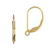 Monachelle semplici mm.16 in Gold filled x2