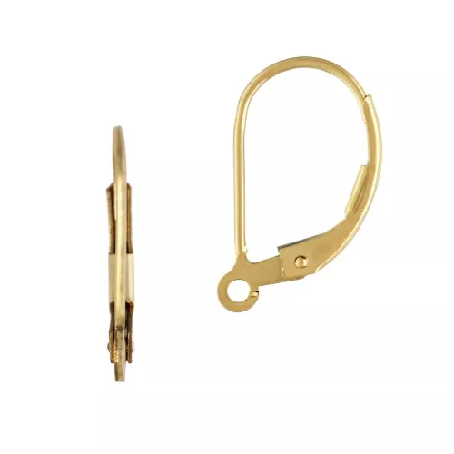 Monachelle semplici mm.16 in Gold filled x2