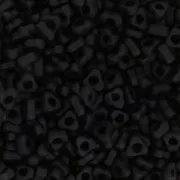 Spacer Triangle Miyuki 2.8x1.3 mm SPTR28-0401F - Black Mat x10g