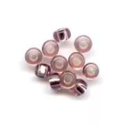 Rocaille Miyuki 8/0 12 - Silver Lined Smoky Amethyst