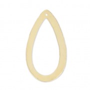 Goccia traforata 25 mm  Gold filled