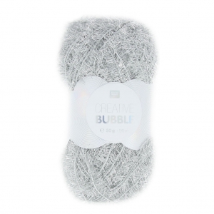 Creative Bubble - Filo per spugna tawashi Argentato x50g