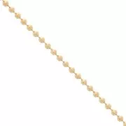 Catena a biglie 1.5 mm Gold filled x cm.50