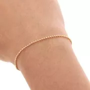 Catena a biglie 1.5 mm Gold filled x cm.50