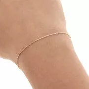 Catena sottile  Paloma 0.6mm per Miyuki Delica 11/0 Gold filled Rosa x1m