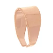 Fermaciondolo 7.4 mm Argento 925 oro rosa x1