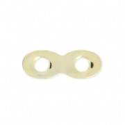 Distanziatore infinito in ottone 13.75 mm light gold HQ x1|raw }}