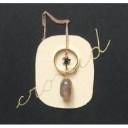 Distanziatore stella 3D in ottone  17.7 mm rodiato x1