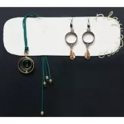 Anello forato in ottone per creazioni di bigiotteria16 mm dorato con oro fino x1