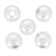 Perline leggere - Fabbricazione europea - mm.6 Argento 925 x10