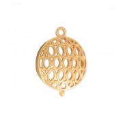 Distanziatore attacco per ciondolo per creazioni di bigiotteria 21x16 mm Placcatura argento antico x1