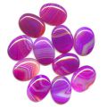 Cabochon ovale mm. 25x18 Purple Lace Agate