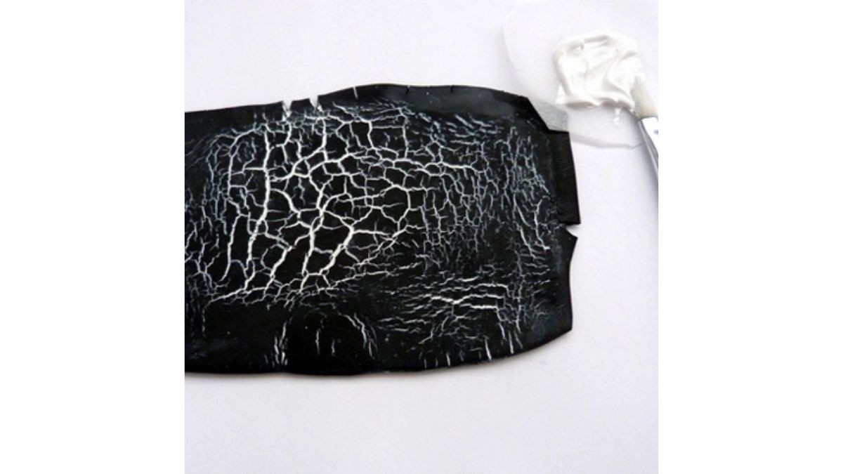 Impara come creare un effetto marmo nero in polimero : Tappa 3