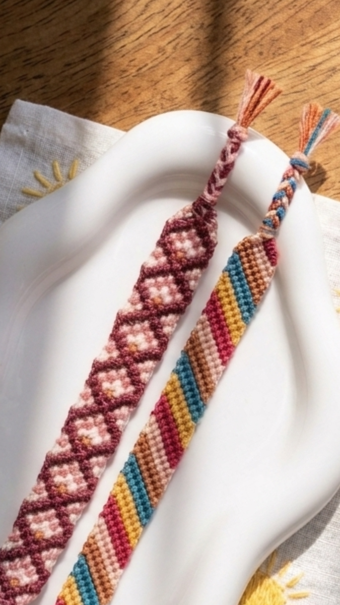 Schema 3 tecniche per imparare a realizzare braccialetti brasiliani facili