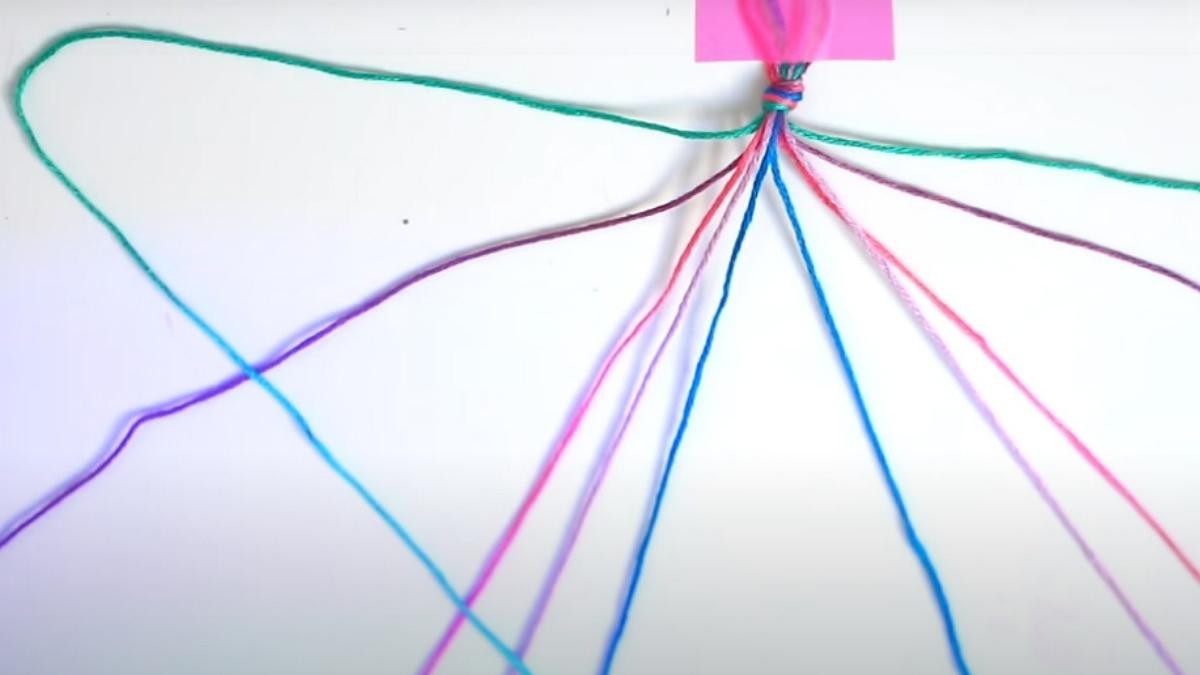 braccialetto di perline a spina di pesce brasiliano : Tappa 3