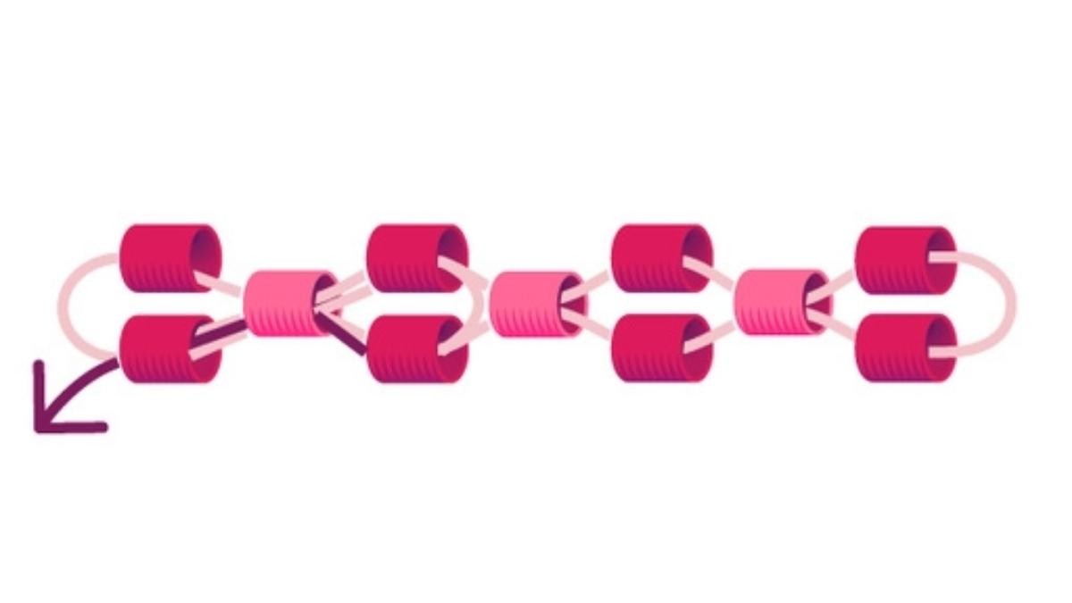 Come si realizza un intreccio Peyote dispari? : Tappa 6