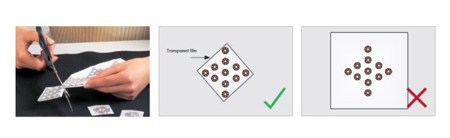 Come applicare Hotfix motivi, cristallo Tessuti e Crystal Rocks sul tessuto? : Tappa 2