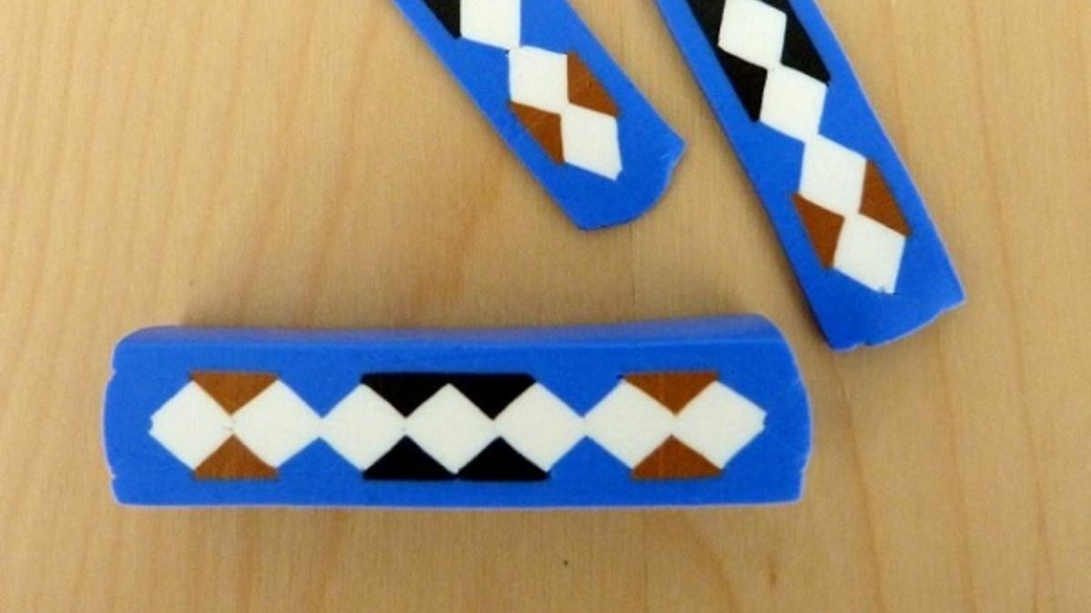 Schema Come fare una canna geometrica con l&#39;argilla polimerica?