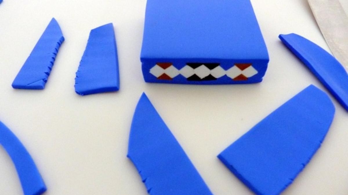 Come fare una canna geometrica con l&#39;argilla polimerica? : Tappa 4