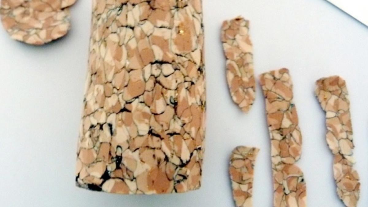 Come creare un tappo di sughero imitazione polymer clay canna?