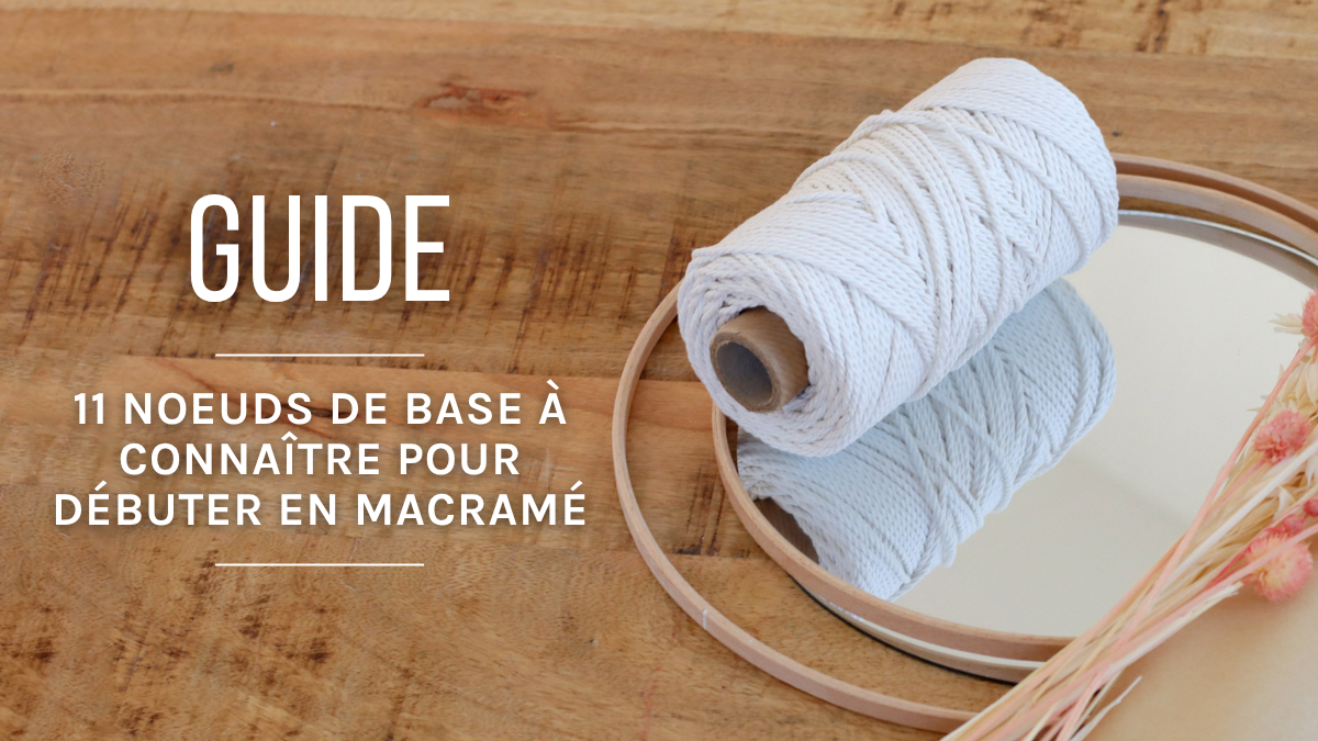 Imparare i diversi nodi di base del macramé Imparare i diversi nodi di base del macramé