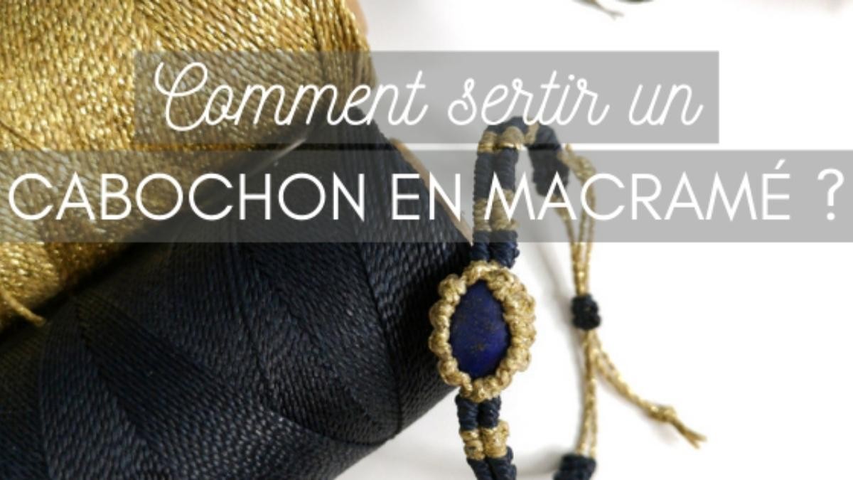 Come crimpare una pietra macramè?