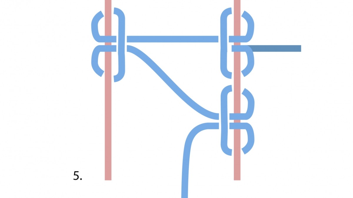 Come crimpare una pietra macramè? : Tappa 5