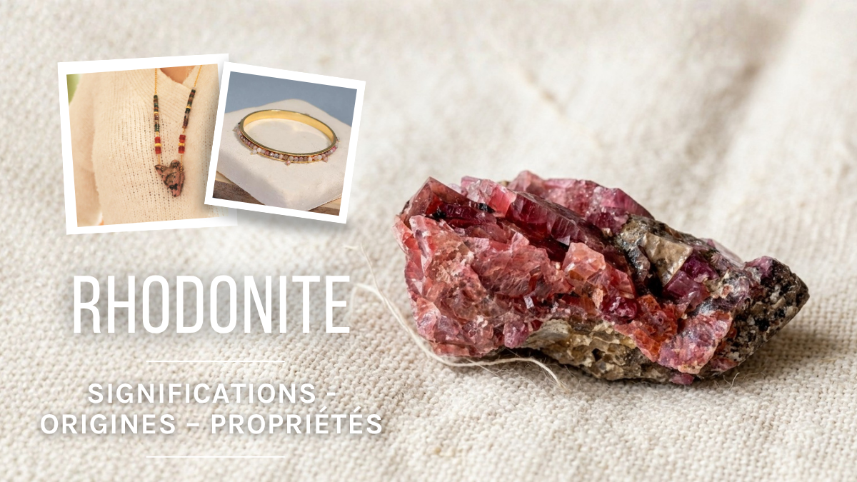 Rodonite: significato, proprietà e virtù