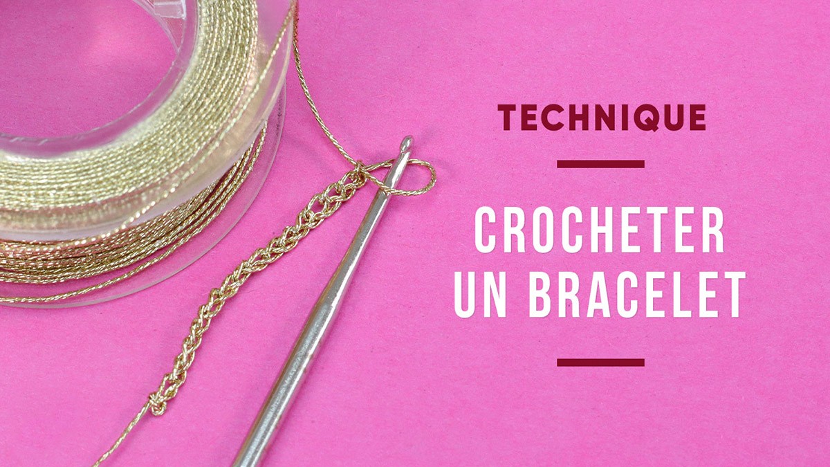 Realizzare un bracciale o una collana all'uncinetto con il punto catenella